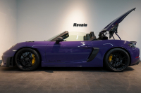 ポルシェ 718スパイダー RS PDK 1オーナー ウルトラヴァイオレット/PTSカラー ヴァイザッハPKG PCCB Fリフト クロノPKG 中古車 中古車