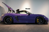 ポルシェ 718スパイダー RS PDK 1オーナー ウルトラヴァイオレット/PTSカラー ヴァイザッハPKG PCCB Fリフト クロノPKG 中古車 中古車