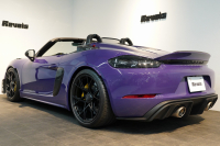 ポルシェ 718スパイダー RS PDK 1オーナー ウルトラヴァイオレット/PTSカラー ヴァイザッハPKG PCCB Fリフト クロノPKG 中古車 中古車