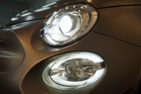 アバルト 595 モメント 5MT 左H 全国49台限定 ミシュラン25年製新品タイヤ交換済 専用マットグレー 中古車 中古車