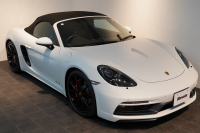 ポルシェ 718 ボクスター GTS 2.5 PDK 延長保証付 キャララホワイトメタリック PDLSティンテッドヘッドライト ロールオーバーバー同色塗装 中古車 中古車
