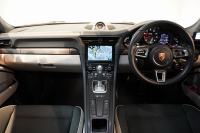 ポルシェ 911(Type991.2) Carrera GTS PDK レザー×Sport-Texインテリア(グラファイトブルー×クレヨン) 前後パークアシスト付リバーシングカメラ グラファイトブルーメタリック 中古車 中古車