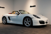 ポルシェ ボクスター(Type981) PDK 赤幌 ルクソールベージュインテリア スポーツステアリング スポーツテールパイプ 中古車 中古車