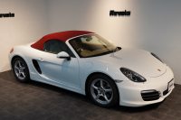 ポルシェ ボクスター(Type981) PDK 赤幌 ルクソールベージュインテリア スポーツステアリング スポーツテールパイプ 中古車 中古車