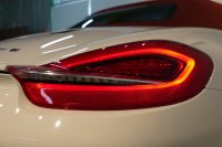 ポルシェ ボクスター(Type981) PDK 赤幌 ルクソールベージュインテリア スポーツステアリング スポーツテールパイプ 中古車 中古車