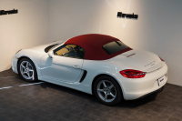 ポルシェ ボクスター(Type981) PDK 赤幌 ルクソールベージュインテリア スポーツステアリング スポーツテールパイプ 中古車 中古車