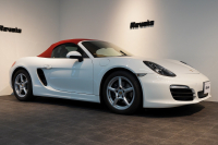 ポルシェ ボクスター(Type981) PDK 赤幌 ルクソールベージュインテリア スポーツステアリング スポーツテールパイプ 中古車 中古車