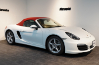 ポルシェ ボクスター(Type981) PDK 赤幌 ルクソールベージュインテリア スポーツステアリング スポーツテールパイプ 中古車 中古車