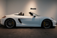 ポルシェ ボクスター(Type981) Spyder PCCB 18wayスポーツシート オールレザー×イエローステッチ キャララホワイト 中古車 中古車