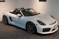 ポルシェ ボクスター(Type981) Spyder PCCB 18wayスポーツシート オールレザー×イエローステッチ キャララホワイト 中古車 中古車