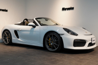 ポルシェ ボクスター(Type981) Spyder PCCB 18wayスポーツシート オールレザー×イエローステッチ キャララホワイト 中古車 中古車