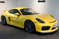ポルシェ ケイマン(Type981) GT4 6MT 左H スポーツクロノ スポーツエグゾースト レザーインテリア/イエローステッチ 中古車 中古車