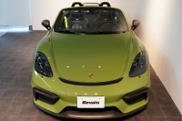 ポルシェ 718スパイダー 6MT ワンオーナー 左H PTSカラー/オリーブグリーン PCCB レザーインテリア 中古車 中古車