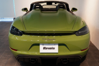 ポルシェ 718スパイダー 6MT ワンオーナー 左H PTSカラー/オリーブグリーン PCCB レザーインテリア 中古車 中古車