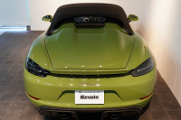 ポルシェ 718スパイダー 6MT ワンオーナー 左H PTSカラー/オリーブグリーン PCCB レザーインテリア 中古車 中古車