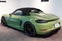 ポルシェ 718スパイダー 6MT ワンオーナー 左H PTSカラー/オリーブグリーン PCCB レザーインテリア 中古車 中古車