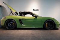 ポルシェ 718スパイダー 6MT ワンオーナー 左H PTSカラー/オリーブグリーン PCCB レザーインテリア 中古車 中古車