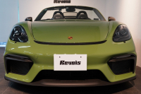 ポルシェ 718スパイダー 6MT ワンオーナー 左H PTSカラー/オリーブグリーン PCCB レザーインテリア 中古車 中古車