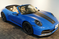 ポルシェ 911(Type992) Carrera Cabriolet PDK 後期モデル(Type992.2) ワンオーナー OP253 ルガーノブルー スポクロ スポエグ 20/21インチRSSpyderホイール 中古車 中古車